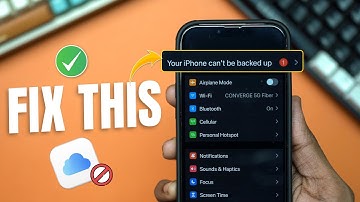 Fix "Your iPhone Cannot Be Backed Up" Error on iPhone | Fix  iPhone Backup Error