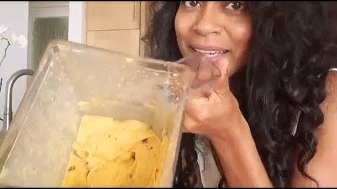 Easy How to make “Nice Cream” Recipe 4 ingredients (no banana) (raw-vegan ice cream)