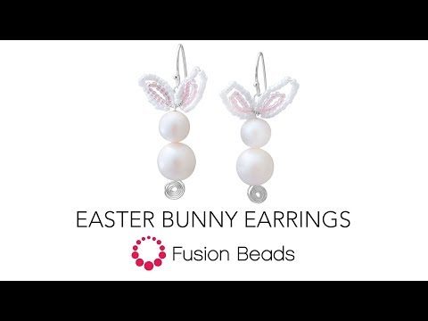 Video: How To Make Easter Bunny Earrings