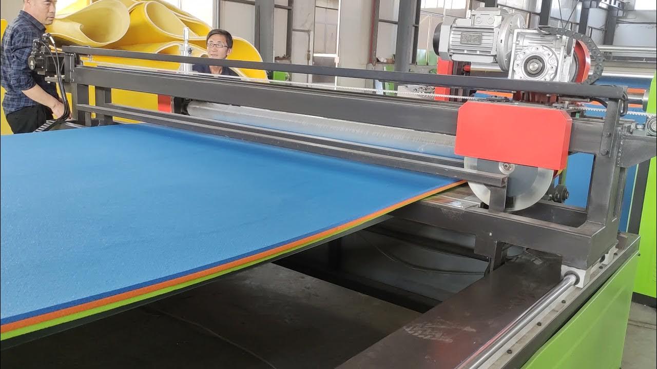 XPE FLOATING MAT MACHINE MANUFACTURER/FLOATING FOAM WATER MAT MACHINE