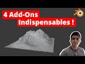 4 Addons indispensables intégrés à Blender