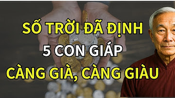 5 Con Giáp Càng Già Càng Giàu – Trời Sinh Có Số Hưởng Phúc Lớn Tuổi Về Sau | Trí Tuệ Phật Giáo