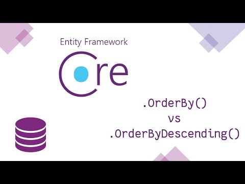 [Arabic] Entity Framework Core - 47 Data Sorting Using .OrderBy