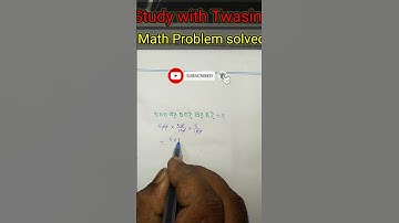 Math Trick #studywithtwasin #education#math #maths #math #mathproblems#exam