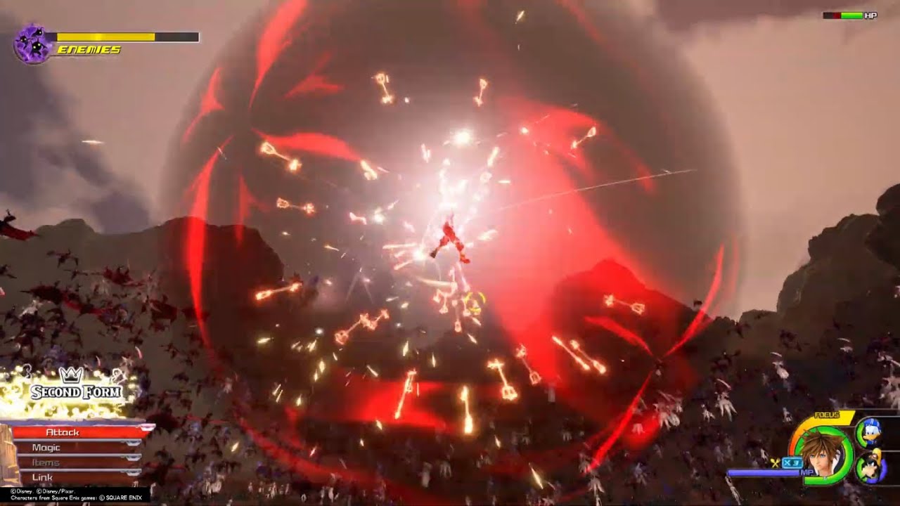 Kingdom Hearts III - 10,000 Heartless Battle Critical Mode No Damage PS5 Gameplay