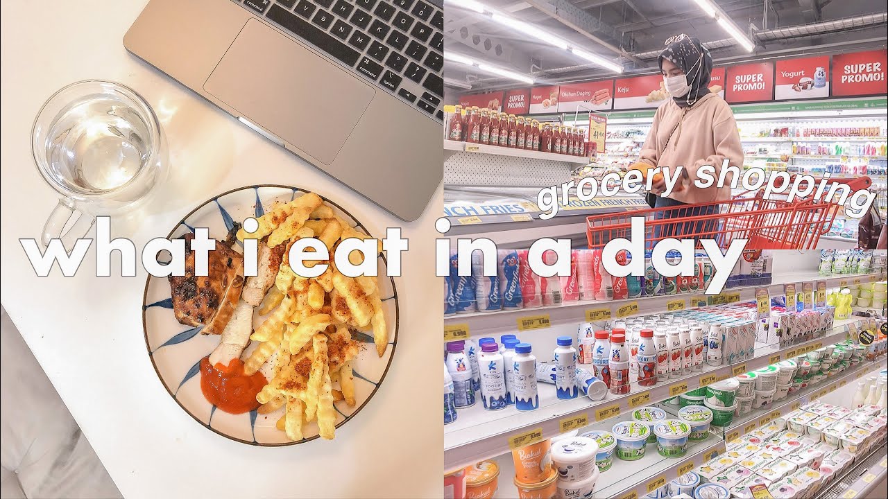 what i eat in a day+grocery shopping | cooking with Xiaomi Mijia Liven Air Fryer | Darapspt