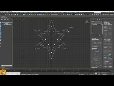 3ds max script course: 016 Delete Spline Outline Edges