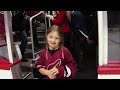 Kids Take Post Game Slap Shots after the Phoenix Coyotes Game
