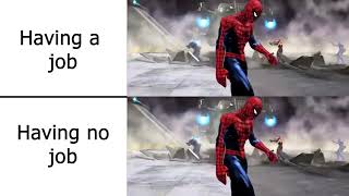 having a job