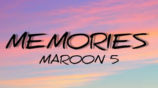 Maroon 5 - Memories ( Lyrics) #memories #maroon5 #lyrics