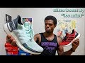 Adidas Ultra Boost 19 Ice Mint On Foot Review and 4.0 Comparison (F35244)  - YouTube