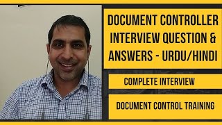 Document Controller Interview Questions
