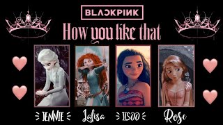 Disney Princesses How You Like That Elsa, Brave, Rapunzel, Moana