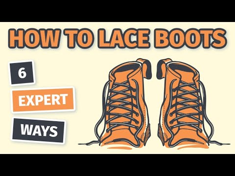 Video: How To Tie Boots