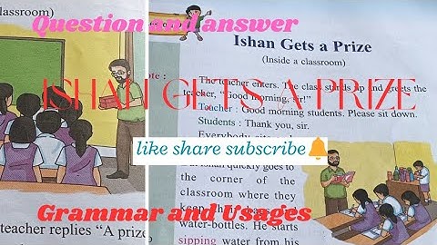 Ishan Gets a Prize|Lesson 9|Class4 English|Question answer|Grammar and Usages|TS Gyan|Tanbins Vlog
