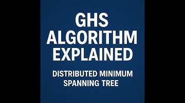 GHS Algorithm Explained | Distributed Minimum Spanning Tree Step-by-Step (Gallager–Humblet–Spira)