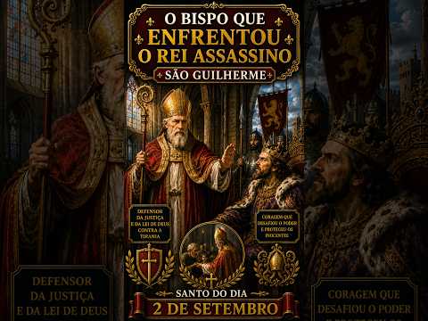 São Guilherme: O Bispo que Enfrentou o Rei Assassino — Santo do Dia 2 de Setembro