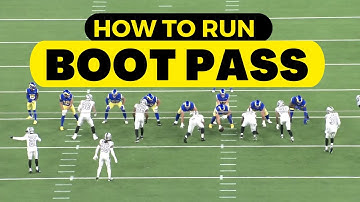 How To Run The Play Action Boot Pass