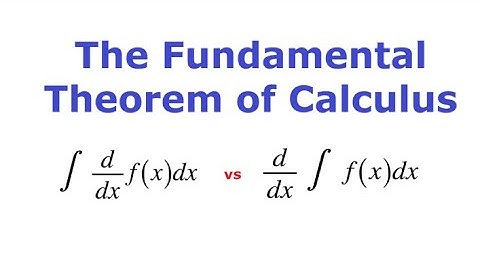 The Fundamental Theorem of Calculus: Why Does it Work?