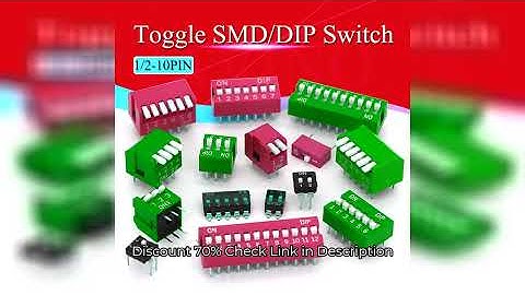 5-50PCS Slide Type Switch Module 1 2 3 4 5 8 10PIN /1.27/2.54mm Position Way DIP/SMD Pitch Toggle Sw