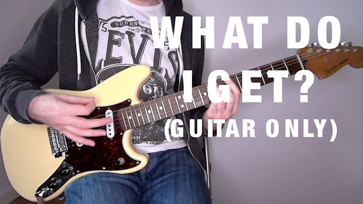 What Do I Get? Guitar version - Guitar performance video thumbnail
