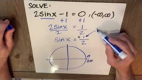 Introduction to Solving Trig Equations