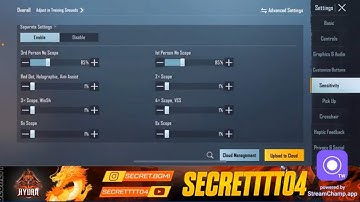 HYDRA SECRET CONTROL AND SENSITIVITY CODE BGMI 4 FINGER LAYOUT STAR RAJ BGMI #hydrasecret