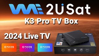 We2USAT K3 Pro live TV Android TV Box Review