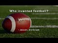 Who invented football? image