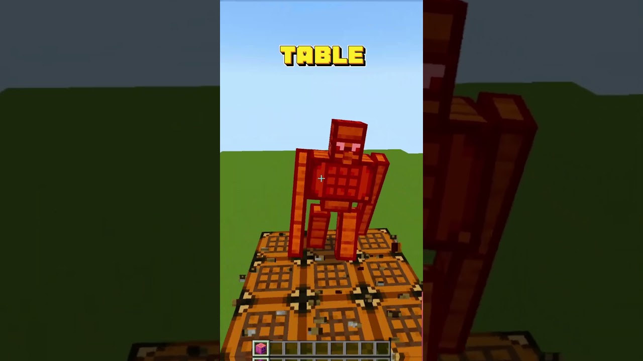 EU VOU CRIAR GOLEM DE TODOS OS BLOCOS NO MINECRAFT