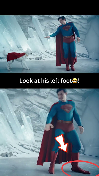 😂Superman Movie 2025 - Look at his left foot