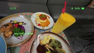 Use Rokid glasses to easily order food abroad🔥#rokid #ces2025 #rokidglasses #aiglasses