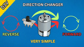 Motor reverse forward control switch (bi-directional switch – CW- CCW) l DC Motor Control No IC