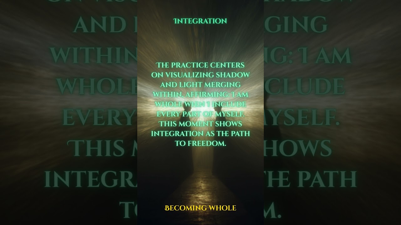 ✨ Shadow Work Integration | Wholeness Through Healing 