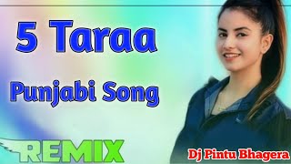 5 Taara ( Remix ) | Diljit Dosanjh | Punjabi Song Collection | Dj Pintu Bhagera