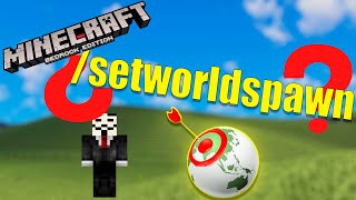 /setworldspawn | Minecraft Bedrock Command Tutorial