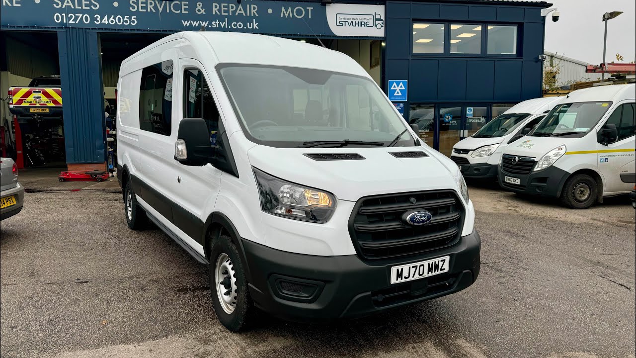 2020 (70) FORD TRANSIT CREW VAN - L3H2 - FSH - 46,547 miles - YouTube