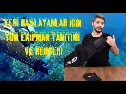 Zıpkın ile balık avına yeni başlayanlar için tüm ekipmanlar ve rehber.serbes dalış ile av yapmak