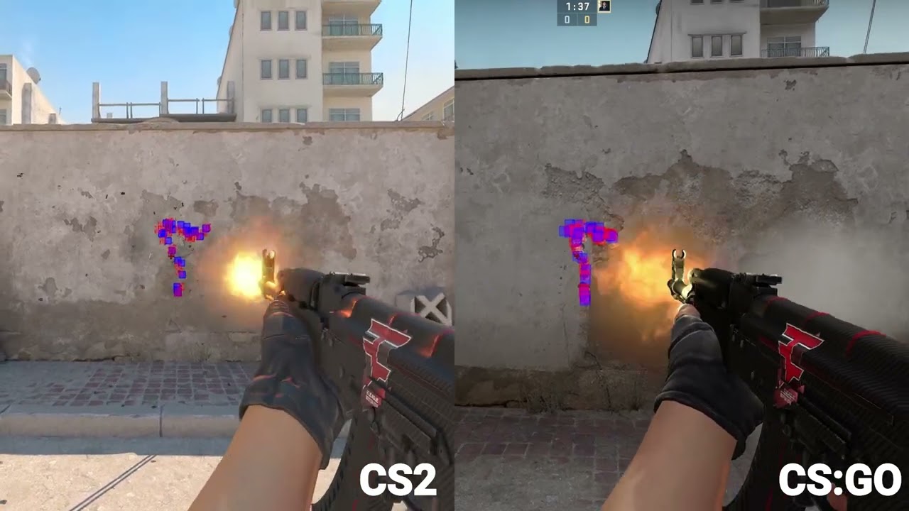 CS2 Recoil Difference | AK-47 Comparison