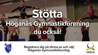 Reklamfilm För Höganäs Gymnastik Förenings Samarbete Med Dirma