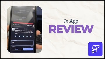 Flutterflow In app review (rating)