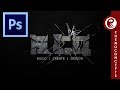 Photoshop Tutorial | How to create a broken text effect