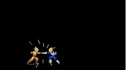 Dragonball Z Flash Animation (Goku vs Vegeta)