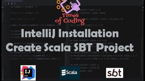 TOC - SCALA Express | 03 IntelliJ Installation | Create First Scala SBT project