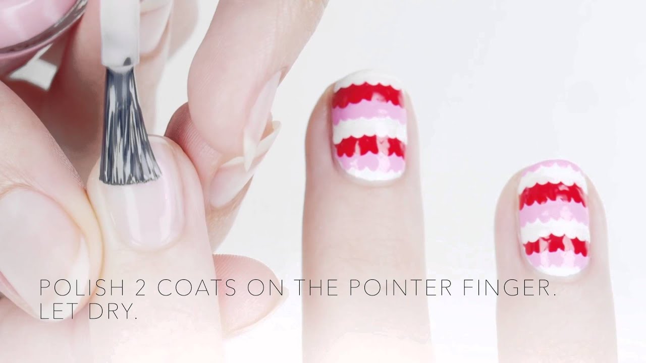 freehand cloud design nail art tutorial hello kitty by opi scallops u0026 bows nail art tutorial youtube freehand cloud design nail art tutorial hello kitty by opi scallops u0026 bows nail art tutorial youtube