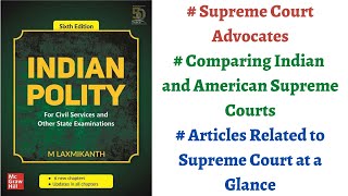 (V131) (Supreme Court Advocates, Indian vs American Supreme Court) M. Laxmikanth Polity for IAS/PCS
