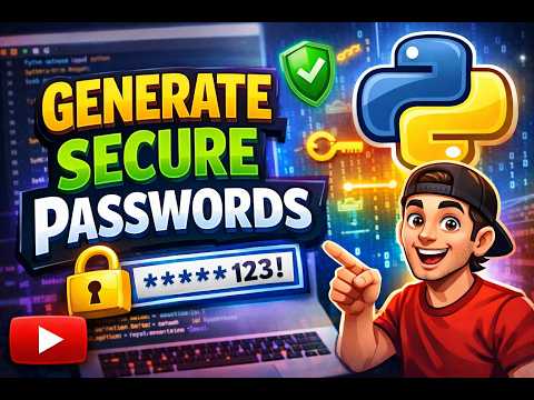 How to Generate Strong Passwords using Python | Beginner Friendly Tutorial