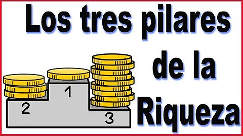 ¿Cuáles son los tres pilares de la riqueza?