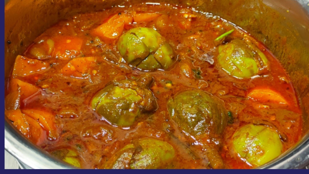 Puli kuzhambu / Kara kulambu / kathirikai Puli kulambu recipe / Puli