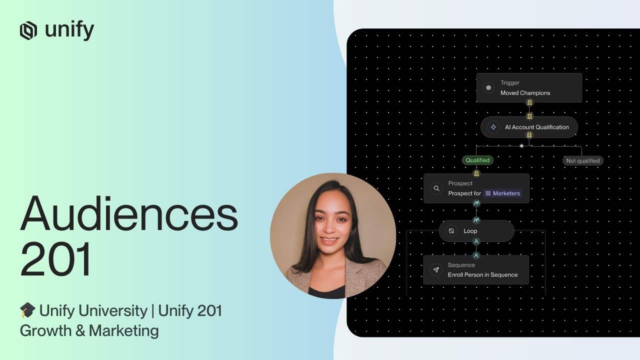 Unify 201 (Growth & Marketing): Audiences 201